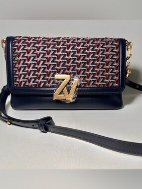 Zadig & Voltaire ‘ZV’ Initiale Monogram Clutch
